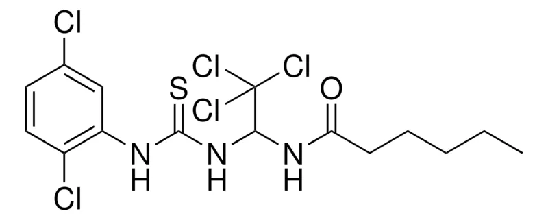 Sigma-Aldrich HEXANOIC ACID (2,2,2-TRICHLORO-1-(3-(2,5-DICHLORO-PH)-THIOUREIDO)-ETHYL)-AMIDE,AldrichCPR