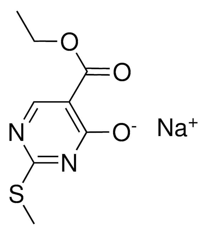 Sigma-Aldrich ETHYL 4-HYDROXY-2-(METHYLTHIO)-5-PYRIMIDINECARBOXYLATE, SODIUM SALT，AldrichCPR
