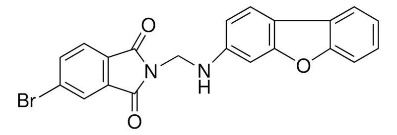 Sigma-Aldrich 5-BROMO-2-(DIBENZOFURAN-3-YLAMINOMETHYL)-ISOINDOLE-1,3-DIONE,AldrichCPR
