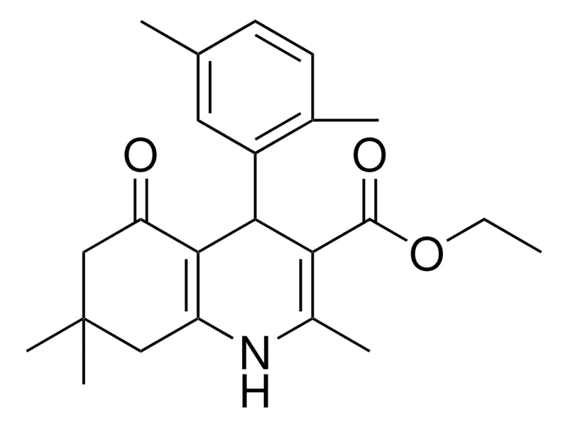 Sigma-Aldrich 4-(2,5-DI-ME-PH)-2,7,7-TRIMETHYL-5-OXO-6H-QUINOLINE-3-CARBOXYLIC ACID ET ESTER,AldrichCPR