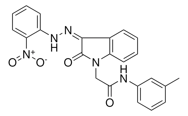 Sigma-Aldrich 2-(3-((2-NITRO-PH)-HYDRAZONO)-2-OXO-2,3-DIHYDRO-INDOL-1-YL)-N-M-TOLYL-ACETAMIDE,AldrichCPR