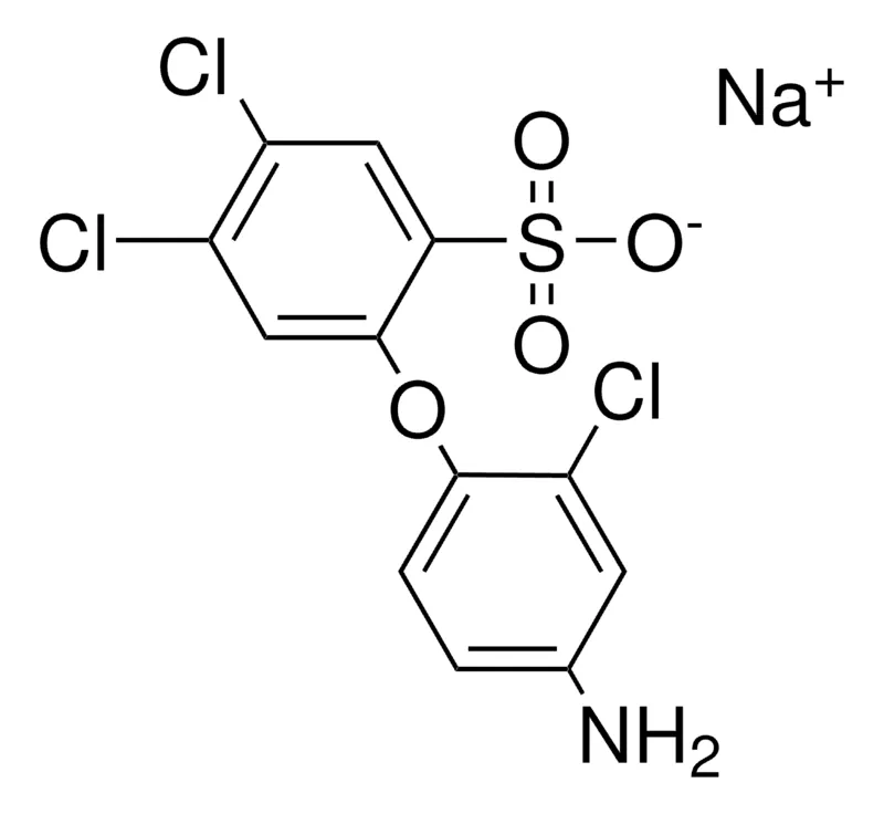 Sigma-Aldrich 2-(4-AMINO-2-CHLOROPHENOXY)-4,5-DICHLOROBENZENESULFONIC ACID, SODIUM SALT,AldrichCPR