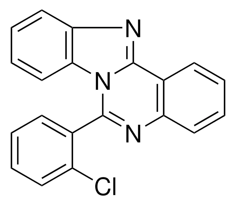 Sigma-Aldrich 6-(2-CHLORO-PHENYL)-BENZO(4,5)IMIDAZO(1,2-C)QUINAZOLINE,AldrichCPR