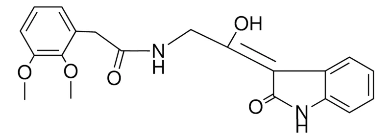 Sigma-Aldrich 2-(2,3-DIMETHOXYPHENYL)-N-(2-HYDROXY-2-(2-OXINDOLIN-3-YLIDENE)ETHYL)ACETAMIDE,AldrichCPR