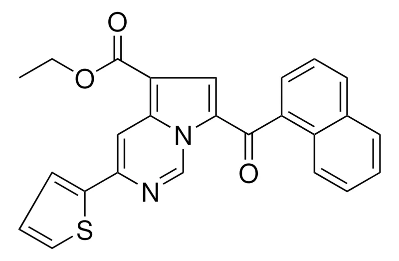 Sigma-Aldrich ETHYL 7-(1-NAPHTHOYL)-3-(2-THIENYL)PYRROLO(1,2-C)PYRIMIDINE-5-CARBOXYLATE，AldrichCPR