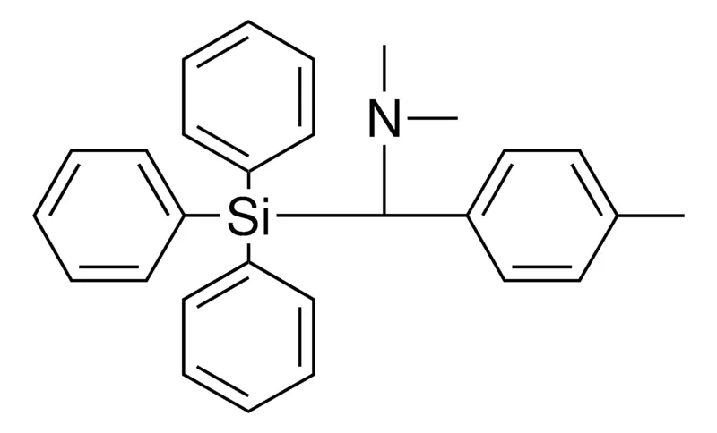 Sigma-Aldrich N,N,4-TRIMETHYL-ALPHA-(TRIPHENYLSILYL)BENZYLAMINE,AldrichCPR