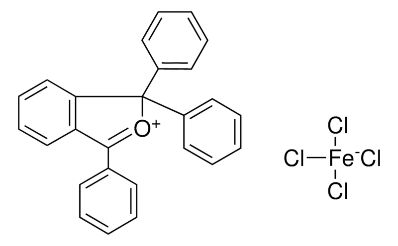 Sigma-Aldrich 1,1,3-TRIPHENYL-1H-ISOBENZOFURANYLIUM, TETRACHLORO FERRATE(III),AldrichCPR