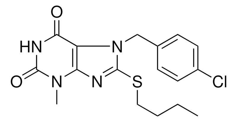Sigma-Aldrich 8-BUTYLSULFANYL-7-(4-CHLORO-BENZYL)-3-METHYL-3,7-DIHYDRO-PURINE-2,6-DIONE，AldrichCPR