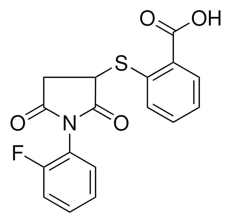 Sigma-Aldrich 2-((1-(2-FLUOROPHENYL)-2,5-DIOXO-3-PYRROLIDINYL)THIO)BENZOIC ACID，AldrichCPR