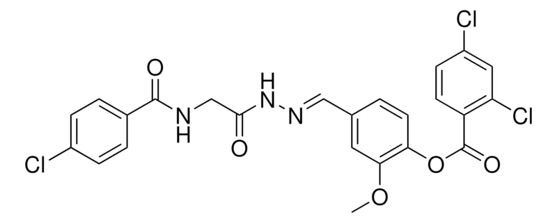 Sigma-Aldrich 4-(2-(((4-CL-BENZOYL)AMINO)AC)CARBOHYDRAZONOYL)-2-MEO-PH 2,4-DICHLOROBENZOATE，AldrichCPR