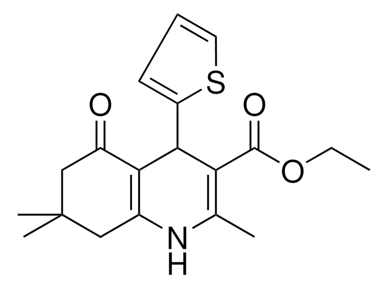 Sigma-Aldrich ETHYL 2,7,7-TRIMETHYL-5-OXO-4-(2-THIENYL)-1,4,5,6,7,8-HEXAHYDRO-3-QUINOLINECARBOXYLATE,AldrichCPR