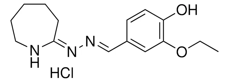 Sigma-Aldrich 4-(AZEPAN-2-YLIDENE-HYDRAZONOMETHYL)-2-ETHOXY-PHENOL, HYDROCHLORIDE,AldrichCPR