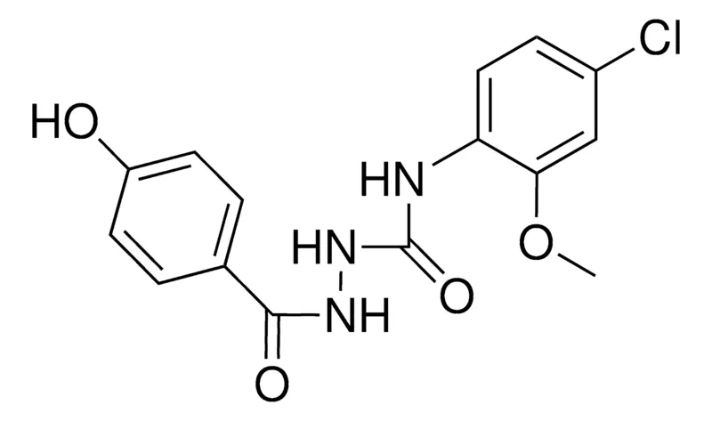 Sigma-Aldrich 4-(4-CHLORO-2-METHOXYPHENYL)-1-(4-HYDROXYBENZOYL)SEMICARBAZIDE,AldrichCPR