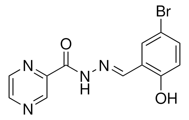 Sigma-Aldrich PYRAZINE-2-CARBOXYLIC ACID (5-BROMO-2-HYDROXY-BENZYLIDENE)-HYDRAZIDE,AldrichCPR
