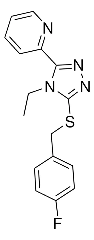 Sigma-Aldrich 2-(4-ETHYL-5-((4-FLUOROBENZYL)THIO)-4H-1,2,4-TRIAZOL-3-YL)PYRIDINE，AldrichCPR