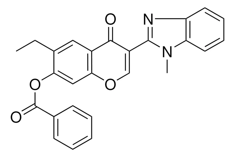 Sigma-Aldrich BENZOIC ACID 6-ET-3-(1-METHYL-1H-BENZOIMIDAZOL-2-YL)-4-OXO-4H-CHROMEN-7-YL ESTER,AldrichCPR