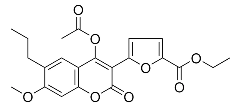 Sigma-Aldrich 5-(4-ACO-7-MEO-2-OXO-6-PR-2H-CHROMEN-3-YL)-FURAN-2-CARBOXYLIC ACID ETHYL ESTER,AldrichCPR