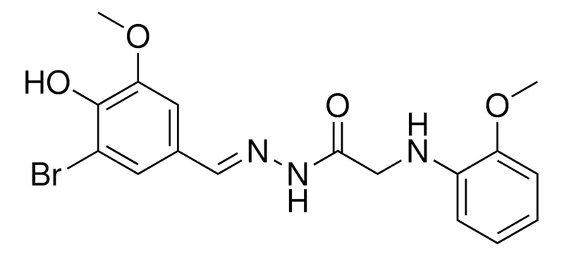 Sigma-Aldrich N'-(3-BROMO-4-HYDROXY-5-METHOXYBENZYLIDENE)-2-(2-METHOXYANILINO)ACETOHYDRAZIDE,AldrichCPR