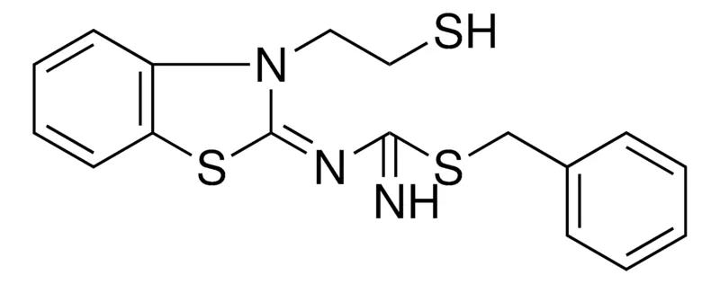 Sigma-Aldrich 2-BENZYL-1-(3-(2-MERCAPTO-ETHYL)-3H-BENZOTHIAZOL-2-YLIDENE)-ISOTHIOUREA,AldrichCPR