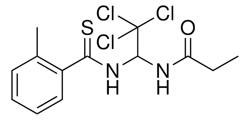Sigma-Aldrich N-(2,2,2-TRICHLORO-1-(2-METHYL-THIOBENZOYLAMINO)-ETHYL)-PROPIONAMIDE,AldrichCPR