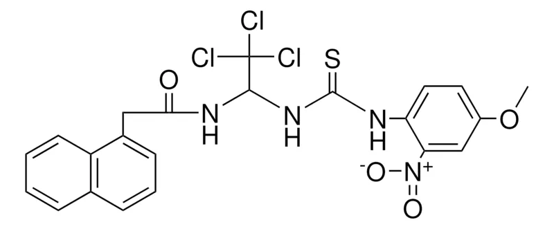 Sigma-Aldrich 2-NAPHTHALEN-1-YL-N-(TRICHLORO-1-(3-(4-MEO-2-NITRO-PH)-THIOUREIDO)-ET)-ACETAMIDE,AldrichCPR