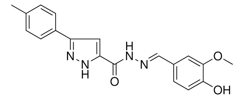 Sigma-Aldrich 5-P-TOLYL-2H-PYRAZOLE-3-CARBOXYLIC ACID (4-HO-3-METHOXY-BENZYLIDENE)-HYDRAZIDE,AldrichCPR