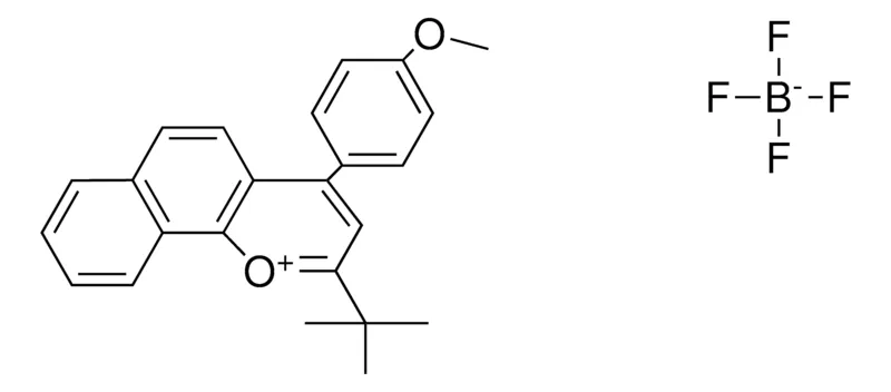 Sigma-Aldrich 2-TERT-BUTYL-5,6-DIHYDRO-4-(4-METHOXYPHENYL)NAPHTHO(1,2-B)PYRYLIUM BF4,AldrichCPR
