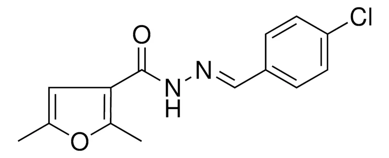 Sigma-Aldrich 2,5-DIMETHYL-FURAN-3-CARBOXYLIC ACID (4-CHLORO-BENZYLIDENE)-HYDRAZIDE,AldrichCPR