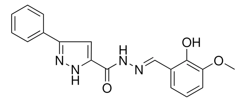 Sigma-Aldrich 5-PH-2H-PYRAZOLE-3-CARBOXYLIC ACID (2-HYDROXY-3-METHOXY-BENZYLIDENE)-HYDRAZIDE，AldrichCPR