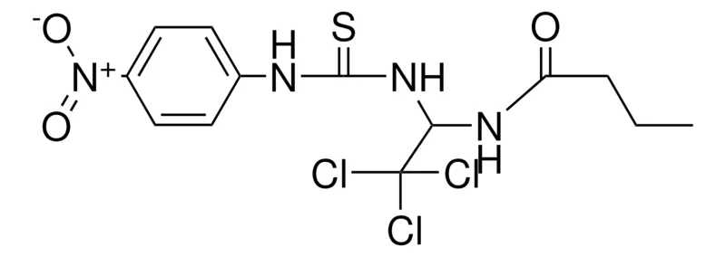 Sigma-Aldrich N-(2,2,2-TRICHLORO-1-(3-(4-NITRO-PHENYL)-THIOUREIDO)-ETHYL)-BUTYRAMIDE,AldrichCPR