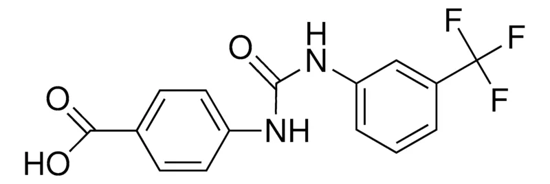 Sigma-Aldrich 4-(3-(3-(TRIFLUOROMETHYL)PHENYL)UREIDO)BENZOIC ACID,AldrichCPR
