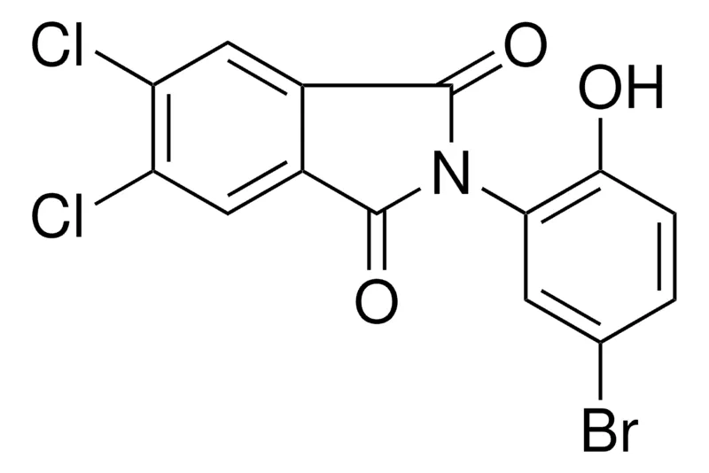 Sigma-Aldrich 2-(5-BROMO-2-HYDROXY-PHENYL)-5,6-DICHLORO-ISOINDOLE-1,3-DIONE,AldrichCPR