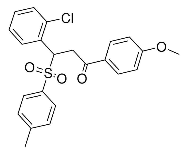 Sigma-Aldrich 3-(2-CHLOROPHENYL)-4'-METHOXY-3-(P-TOSYL)PROPIOPHENONE,AldrichCPR