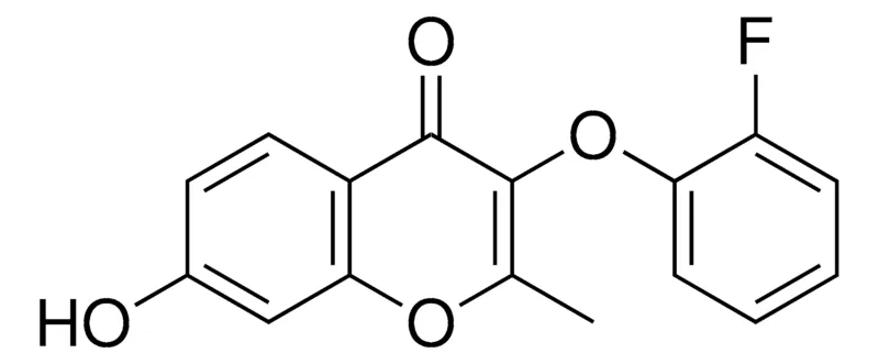 Sigma-Aldrich 3-(2-FLUORO-PHENOXY)-7-HYDROXY-2-METHYL-CHROMEN-4-ONE,AldrichCPR