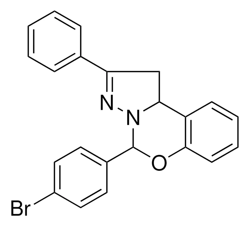 Sigma-Aldrich 4-(4-BR-PHENYL)-2-PHENYL-1,9B-DIHYDRO-5-OXA-3,3A-DIAZA-CYCLOPENTA(A)NAPHTHALENE,AldrichCPR