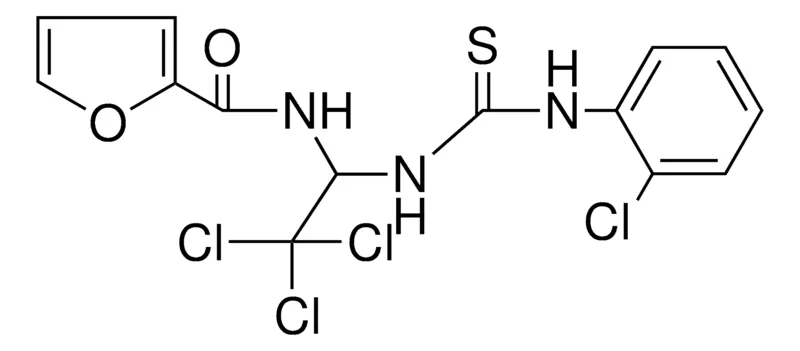 Sigma-Aldrich FURAN-2-CARBOXYLIC ACID (2,2,2-TRICHLORO-1-(3-(2-CL-PH)-THIOUREIDO)-ETHYL)-AMIDE,AldrichCPR