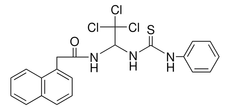 Sigma-Aldrich 2-NAPHTHALEN-1-YL-N-(2,2,2-TRICHLORO-1-(3-PHENYL-THIOUREIDO)-ETHYL)-ACETAMIDE,AldrichCPR