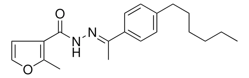 Sigma-Aldrich 2-METHYL-FURAN-3-CARBOXYLIC ACID (1-(4-HEXYL-PHENYL)-ETHYLIDENE)-HYDRAZIDE,AldrichCPR