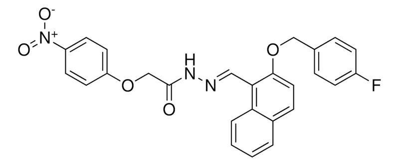 Sigma-Aldrich N'-((2-((4-F-BENZYL)OXY)-1-NAPHTHYL)METHYLENE)-2-(4-NITROPHENOXY)ACETOHYDRAZIDE,AldrichCPR