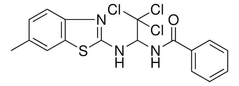 Sigma-Aldrich N-(2,2,2-TRICHLORO-1-((6-METHYL-1,3-BENZOTHIAZOL-2-YL)AMINO)ETHYL)BENZAMIDE,AldrichCPR