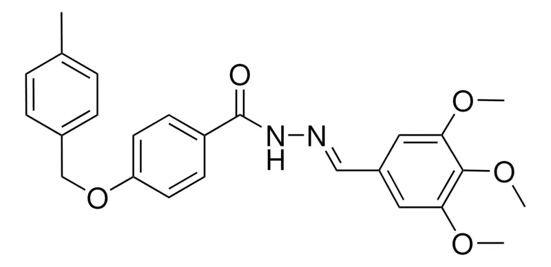 Sigma-Aldrich 4-((4-METHYLBENZYL)OXY)-N'-(3,4,5-TRIMETHOXYBENZYLIDENE)BENZOHYDRAZIDE,AldrichCPR