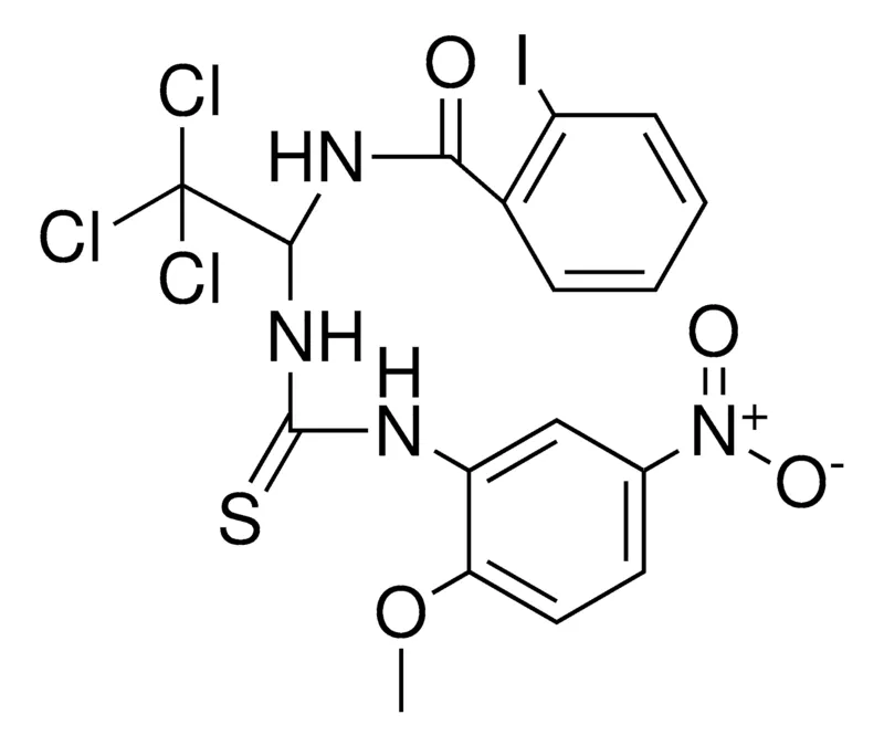 Sigma-Aldrich 2-I-N-(2,2,2-TRICHLORO-1-(3-(2-MEO-5-NITRO-PHENYL)-THIOUREIDO)-ETHYL)-BENZAMIDE，AldrichCPR