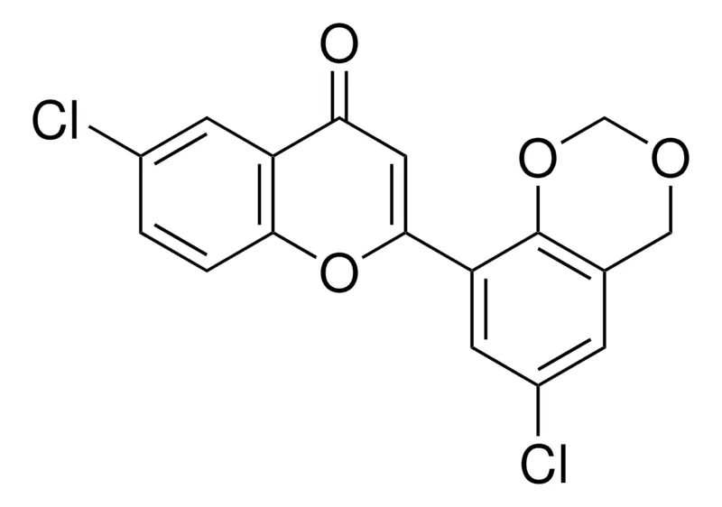 Sigma-Aldrich 6-CHLORO-2-(6-CHLORO-4H-BENZO(1,3)DIOXIN-8-YL)-CHROMEN-4-ONE,AldrichCPR