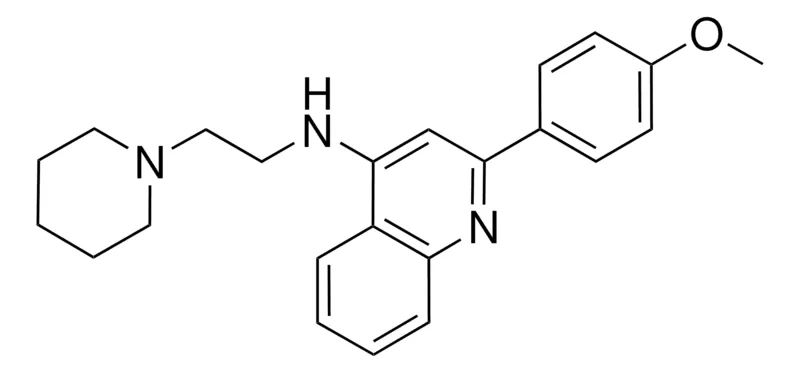 Sigma-Aldrich N-(2-(4-METHOXYPHENYL)-4-QUINOLINYL)-N-(2-(1-PIPERIDINYL)ETHYL)AMINE,AldrichCPR