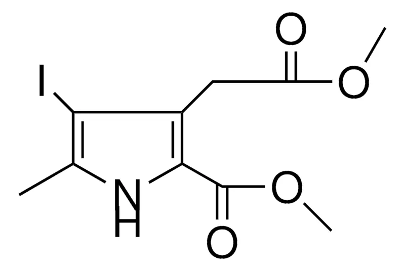 Sigma-Aldrich 4-I-3-METHOXYCARBONYLMETHYL-5-METHYL-1H-PYRROLE-2-CARBOXYLIC ACID METHYL ESTER,AldrichCPR