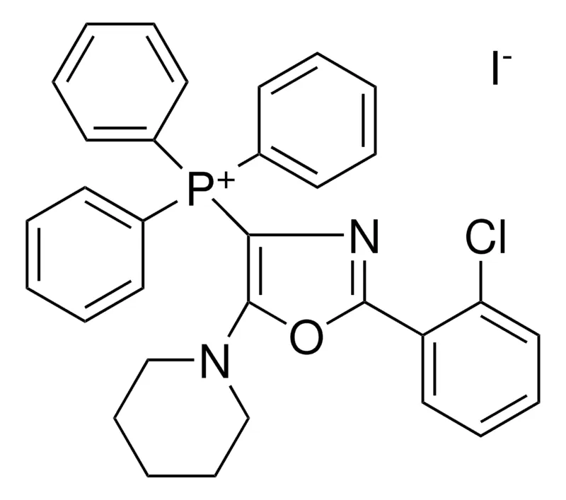 Sigma-Aldrich (2-(2-CHLORO-PHENYL)-5-PIPERIDIN-1-YL-OXAZOL-4-YL)-TRIPHENYL-PHOSPHONIUM, IODIDE,AldrichCPR