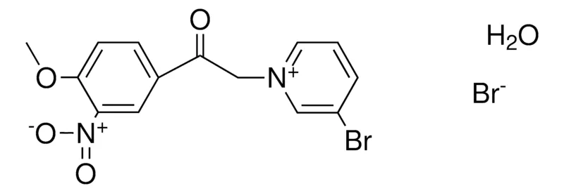 Sigma-Aldrich 3-BROMO-1-(2-(4-METHOXY-3-NITRO-PHENYL)-2-OXO-ETHYL)-PYRIDINIUM, BROMIDE HYDRATE,AldrichCPR