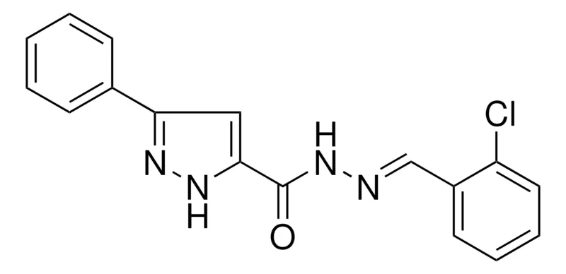 Sigma-Aldrich 5-PHENYL-2H-PYRAZOLE-3-CARBOXYLIC ACID (2-CHLORO-BENZYLIDENE)-HYDRAZIDE,AldrichCPR