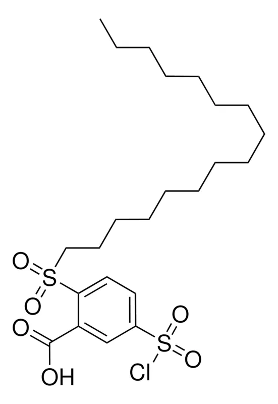 Sigma-Aldrich 5-(CHLOROSULFONYL)-2-(HEXADECYLSULFONYL)BENZOIC ACID,AldrichCPR