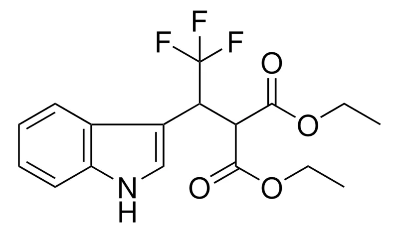 Sigma-Aldrich 2-(2,2,2-TRIFLUORO-1-(1H-INDOL-3-YL)-ETHYL)-MALONIC ACID DIETHYL ESTER,AldrichCPR